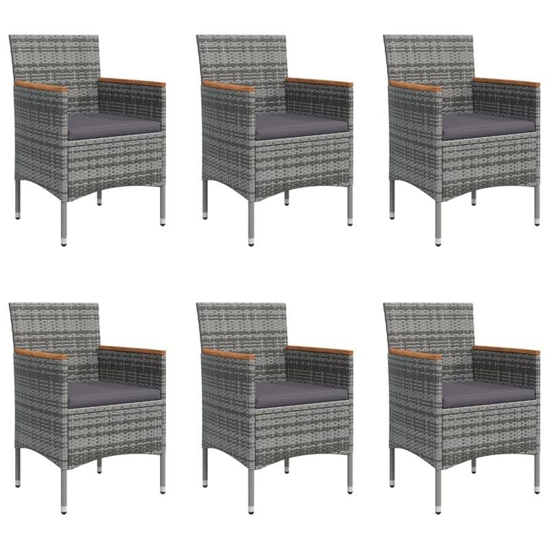 vidaXL Patio Dining Set Outdoor Dining Set Table and Chair Set for Garden