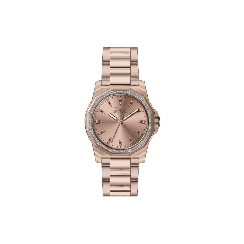 Invicta Women's 49115 Speedway Quartz 3 Hand Rose Gold Dial Watch - Rose Gold