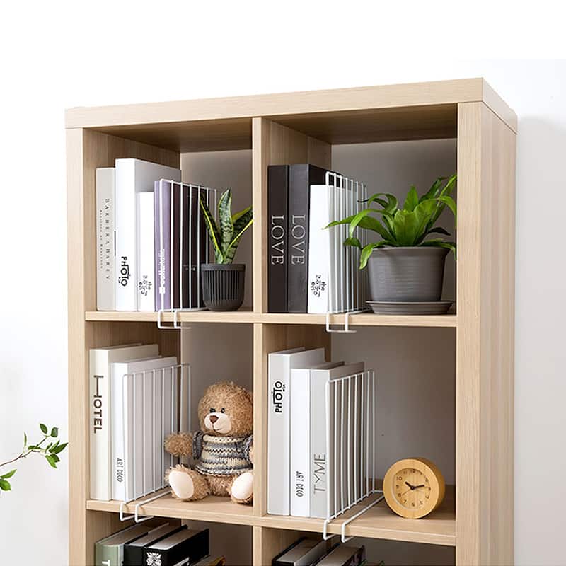 Shelf Dividers for Closet Organization, 8 Pack Metal Closet Shelf Dividers