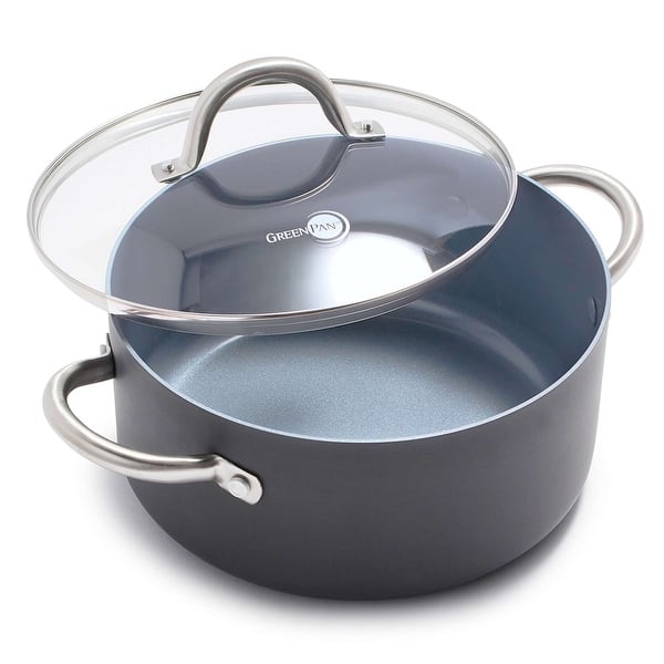 slide 2 of 8, GreenPan Lima Ceramic Non-Stick Covered Casserole