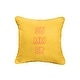preview thumbnail 4 of 8, Summer Indoor/Outdoor Embroidered Square Pillow, Knife Edge - 18" x 18"