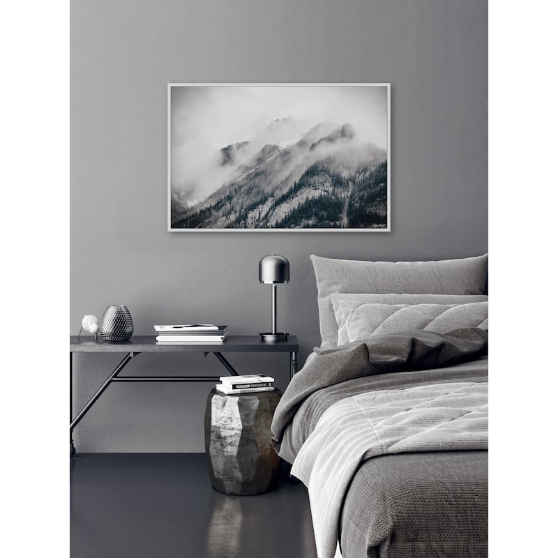Climb the Mountain Floater Framed Print on Canvas