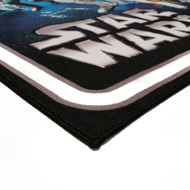 Licensed Disney Star Wars Character Youth Digital Printed Indoor Area Rugs, 3'4" x 5'4"
