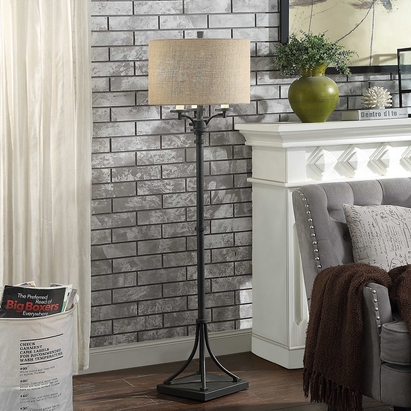 Farmhouse outlet floor lamp