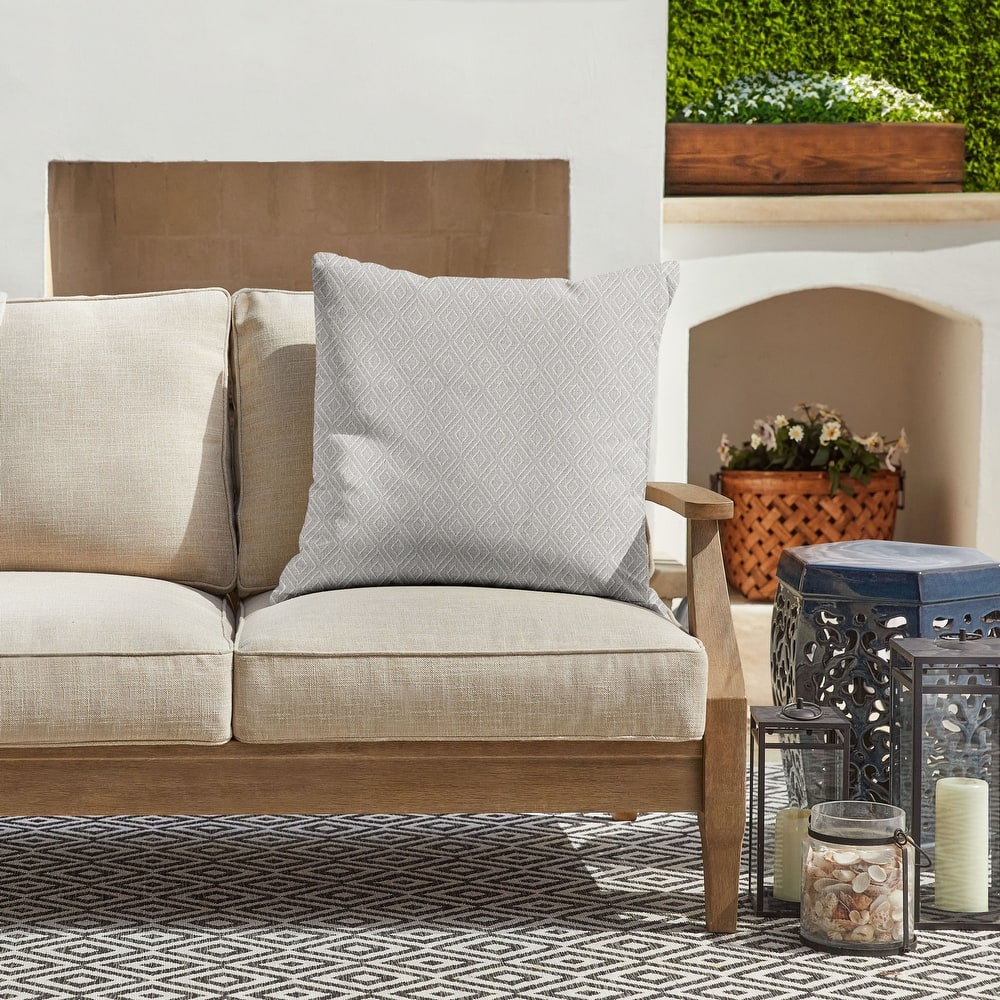 Sorra Home Sunbrella Outdoor Knife Edge Pillow Single