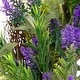 preview thumbnail 6 of 6, Lavender and Spring Foliage Artificial Floral Wreath - 24"