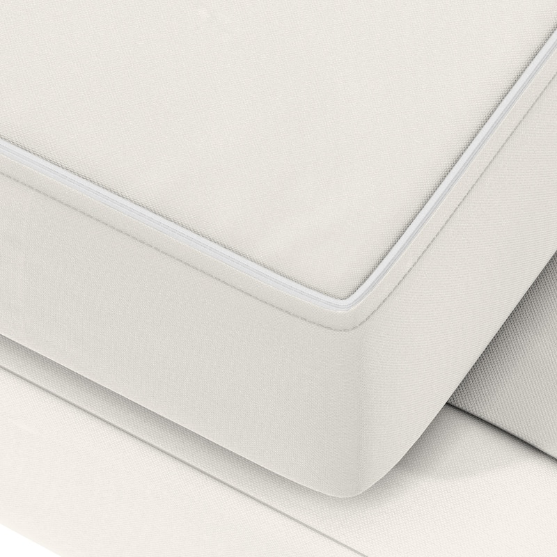 California Umbrella Outdoor Chaise Lounge Cushion, 24" x 78", 3.5" Thick, Memory Foam, Solstice Olefin Fabric