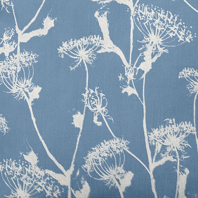 Windy Blossom Faux Linen Pillow