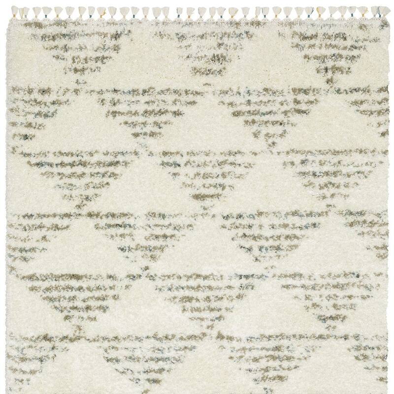 HomeRoots Geometric Transitional Runner Area Rug