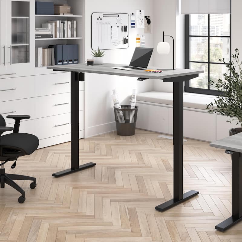 Bush Business Furniture Move 40 Series 60x30 Adjustable Standing Desk - Platinum Gray