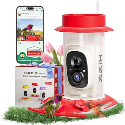 Smart Solar Hummingbird Feeder with Camera and AI Detection