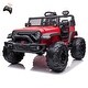preview thumbnail 1 of 12, 24V 2 Seat 9Ah Powerful Kids Ride-on Car Red