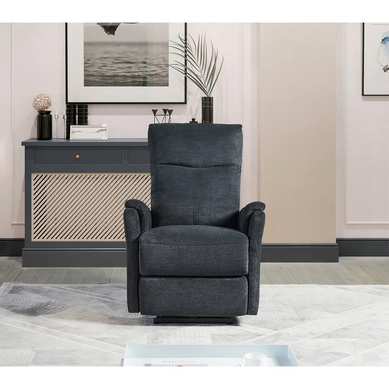 Power Electric Recliner Chair with USB Port for Small Space,Dark Gray