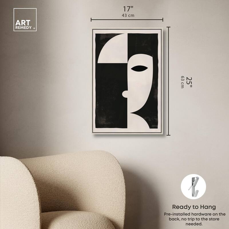 The Mask II Canvas by Art Remedy