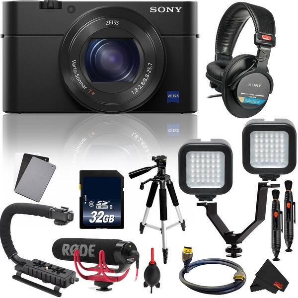Sony Cyber Shot Dsc Rx100 Iv Digital Camera International Version Essential Vlogging Kit Overstock Sony Cyber Shot Dsc Rx100 Iv Digital Camera International Version Essential Vlogging Kit Overstock