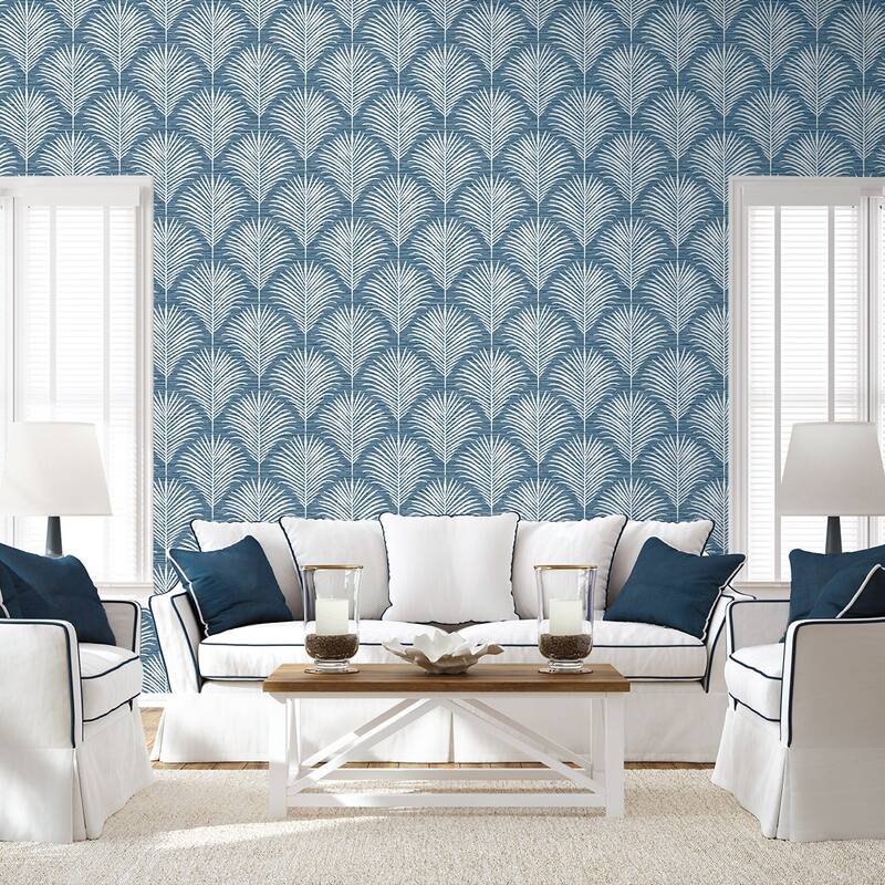 NextWall Grassland Palm Peel and Stick Wallpaper
