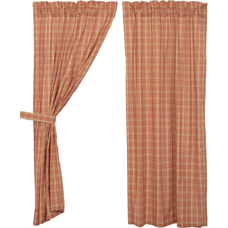 Sawyer Mill Plaid Short Panel Set - Short Panel 63x36 - Short Panel 63x36