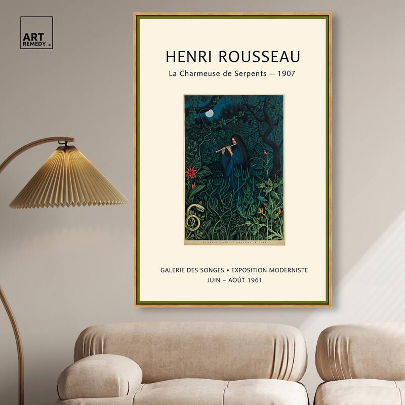 Rousseau's Jungle Dream Canvas by Art Remedy