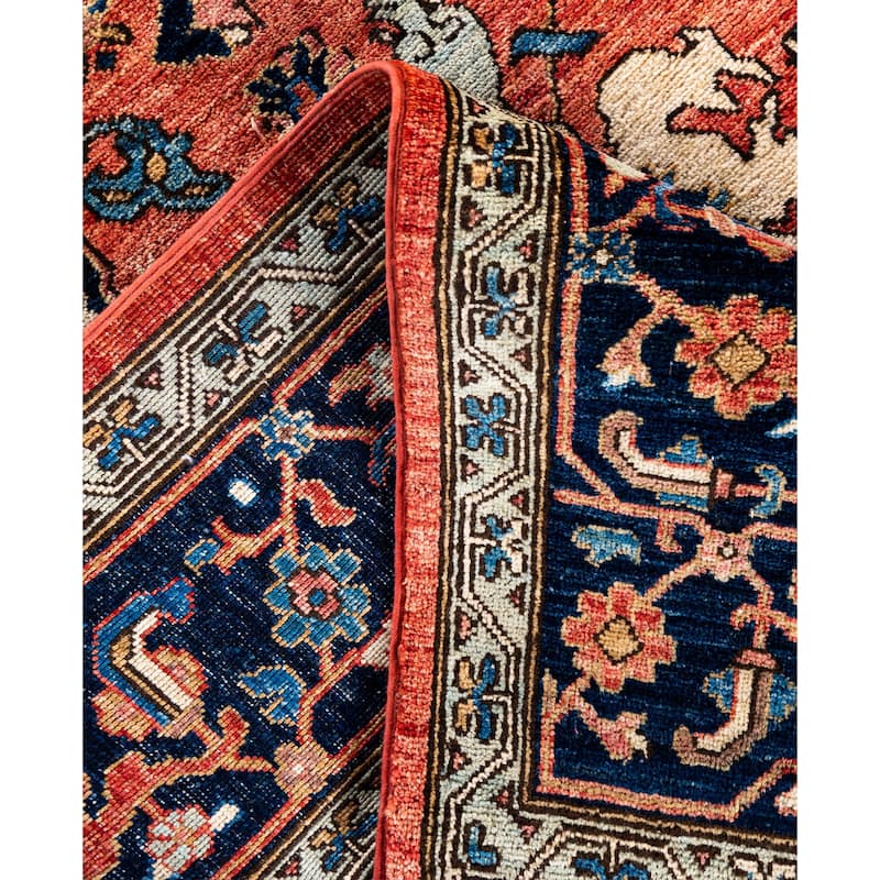Serapi One-of-a-Kind Hand-Knotted Area Rug - Red - 8' 3" x 10' 2"