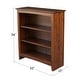 preview thumbnail 3 of 9, Shaker Solid Wood Bookcase, 36" High