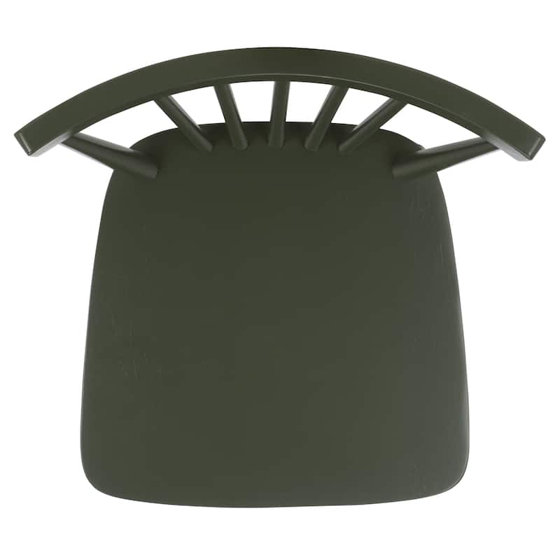 SAFAVIEH Signa Spindle Farmhouse Dining Chair (Set of 2) - 20" W x 20" D x 33" H - 20"W x 20"D x 33"H