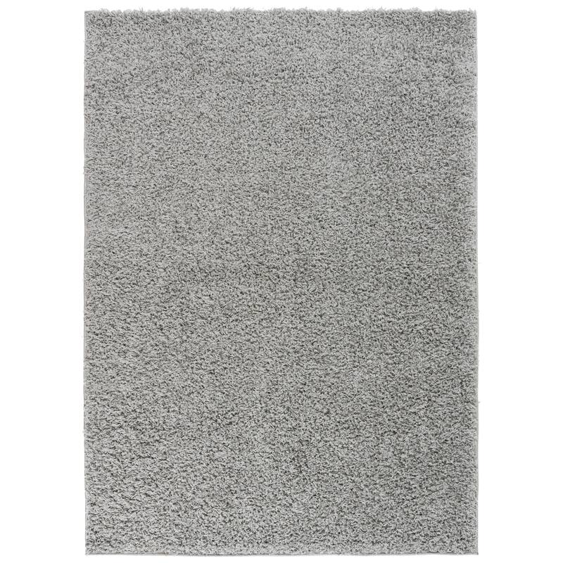 World Rug Gallery Contemporary Solid Cozy Plush Shag Area Rug
