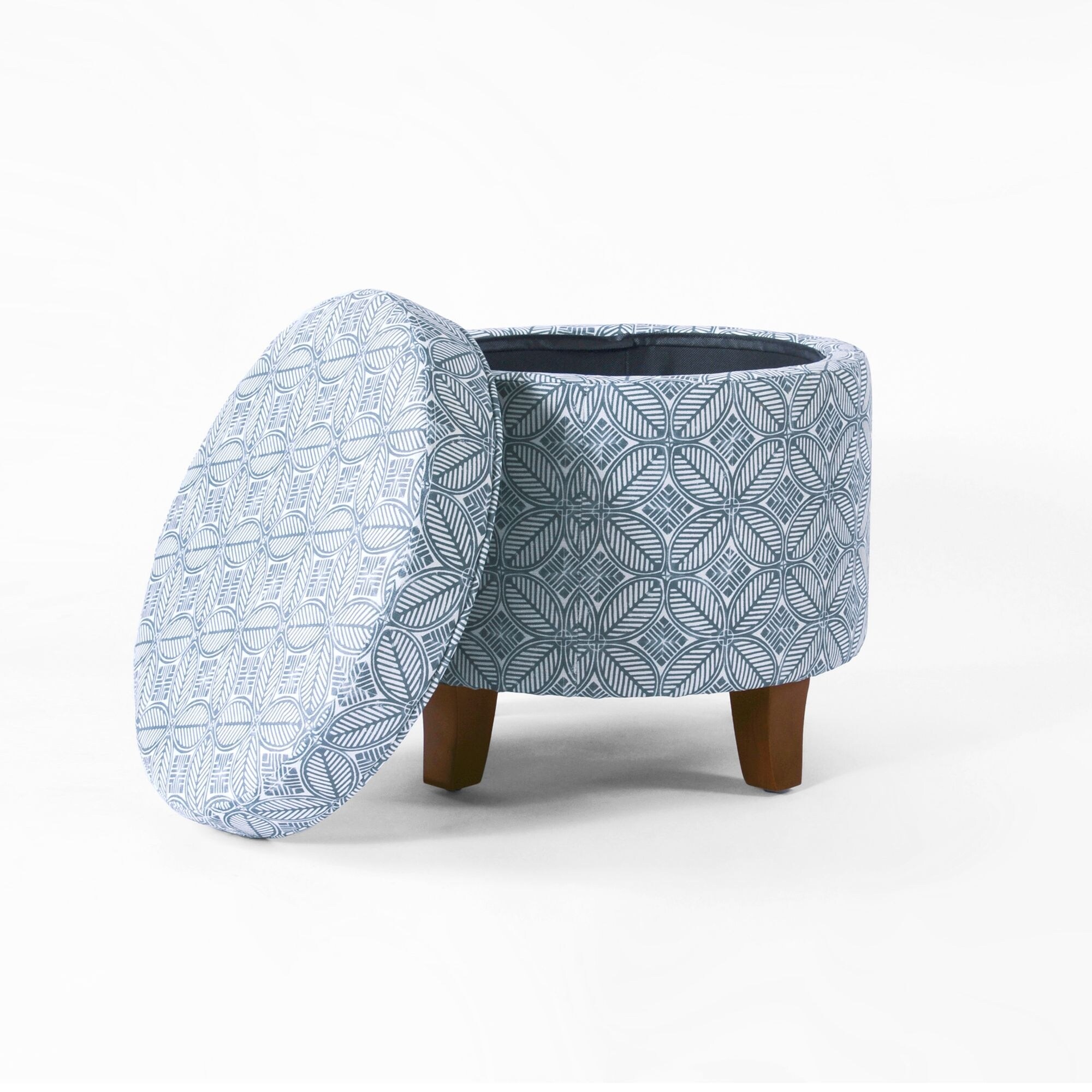 Carson Carrington Hnifsdalur Round Storage Ottoman - Picture 14 of 30