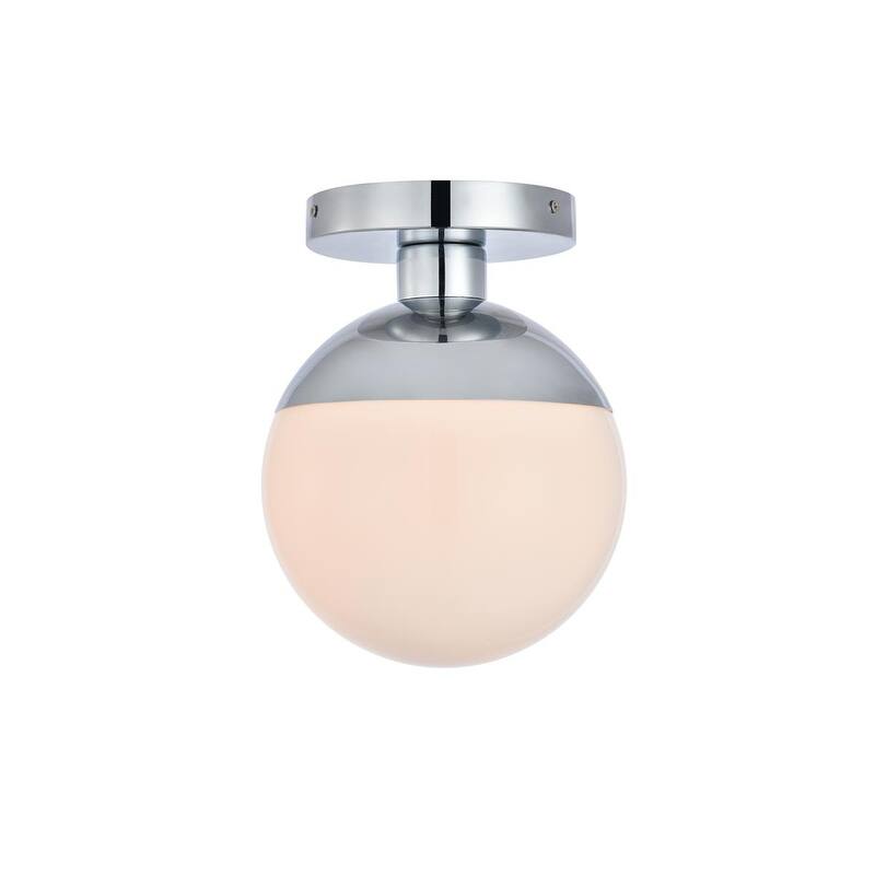 1-Light Flush Mount - CHROME