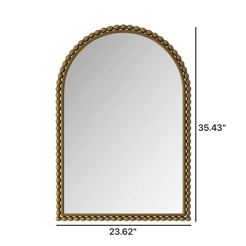 Iron Art Arch Vintage Vanity Mirror, Wall Hanging, Placed On The Table, Suitable For Living Room, Bedroom, Bathroom