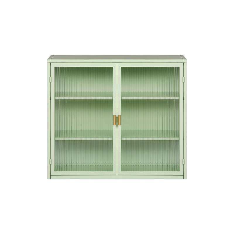 Universal triple glass door modern wall cabinet for living room bathroom