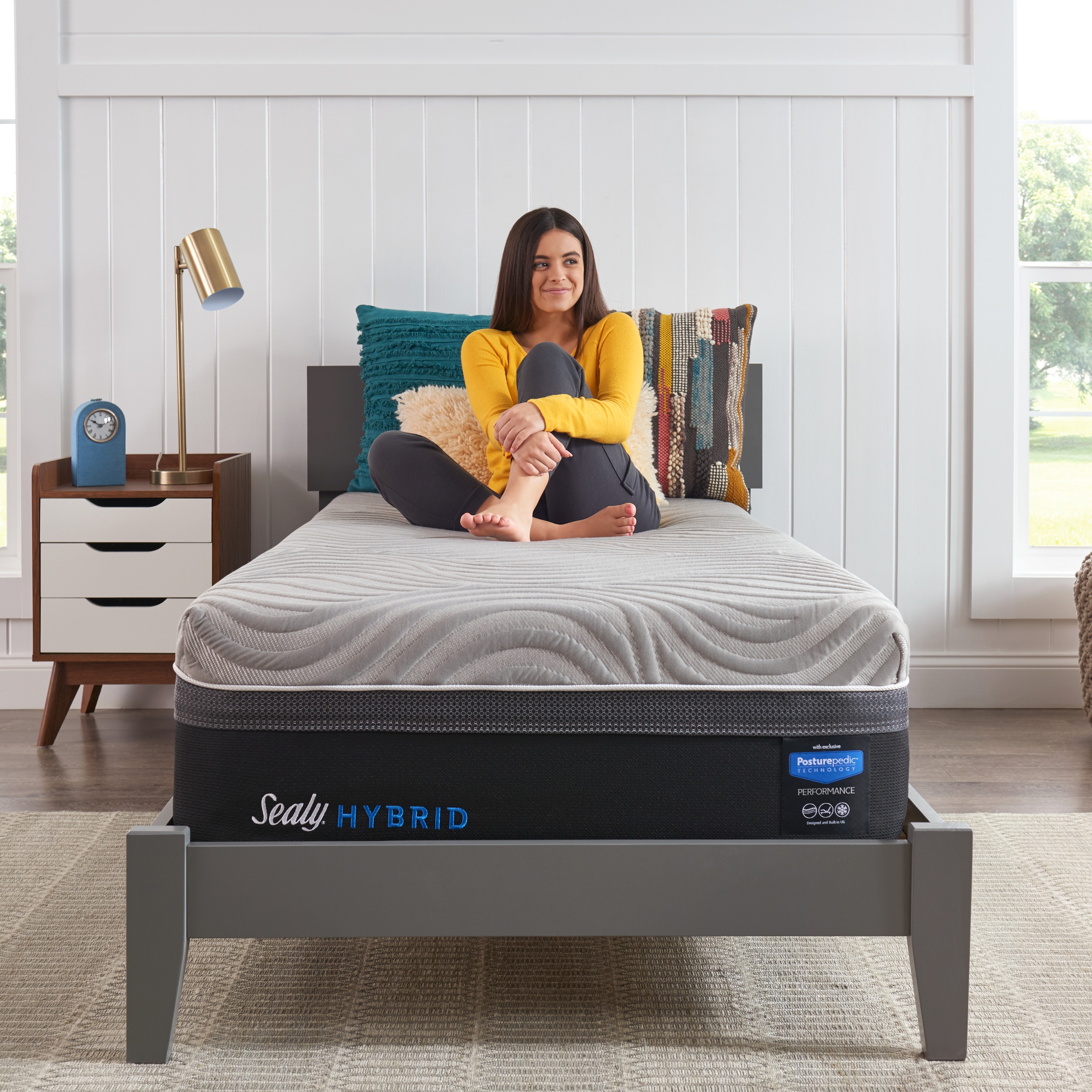 Sealy Performance Kelburn ll 13-inch Hybrid Mattress ...