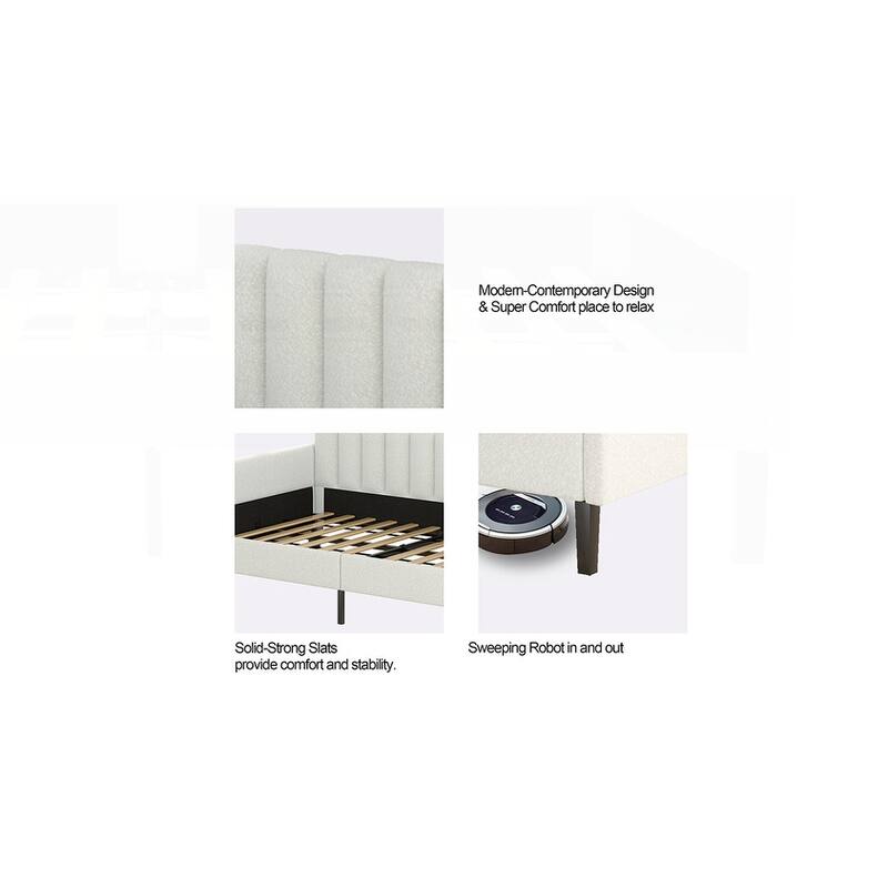 Luxurious Modern Daybed with Tufted Backrest and Exceptional Comfort