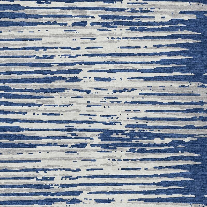HomeRoots Striped Transitional Rectangle Outdoor Rug