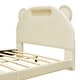preview thumbnail 9 of 20, Full Size Velvet Upholstered Platform Bed with Headboard & Embedded Light Stripe