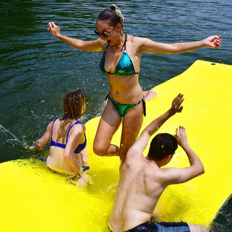 3 Layer Floating Water Pad Foam Mat Water Recreation Relaxing 18' x