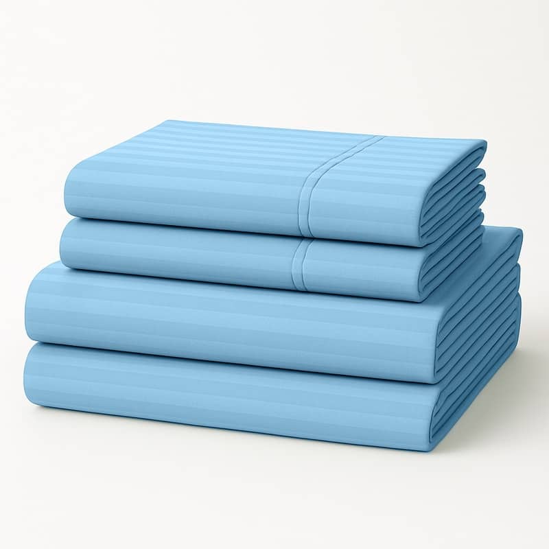Premium Breathable Cotton Deep Pocket Sheet Set Hotel-Quality Comfort