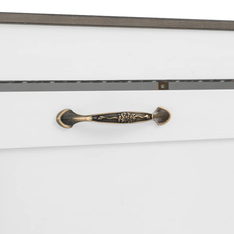 Roomfitters Full/Queen Size Murphy Bed with Desk, LED Light and Hydraulic Lift, Cabinet Design