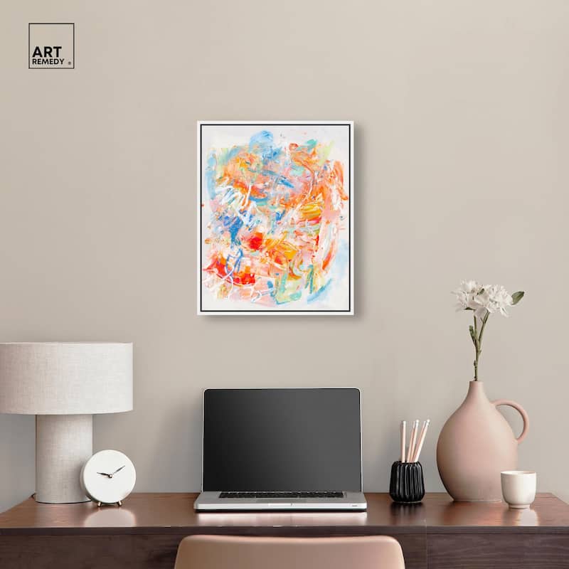 Swirling Hues I Canvas by Art Remedy