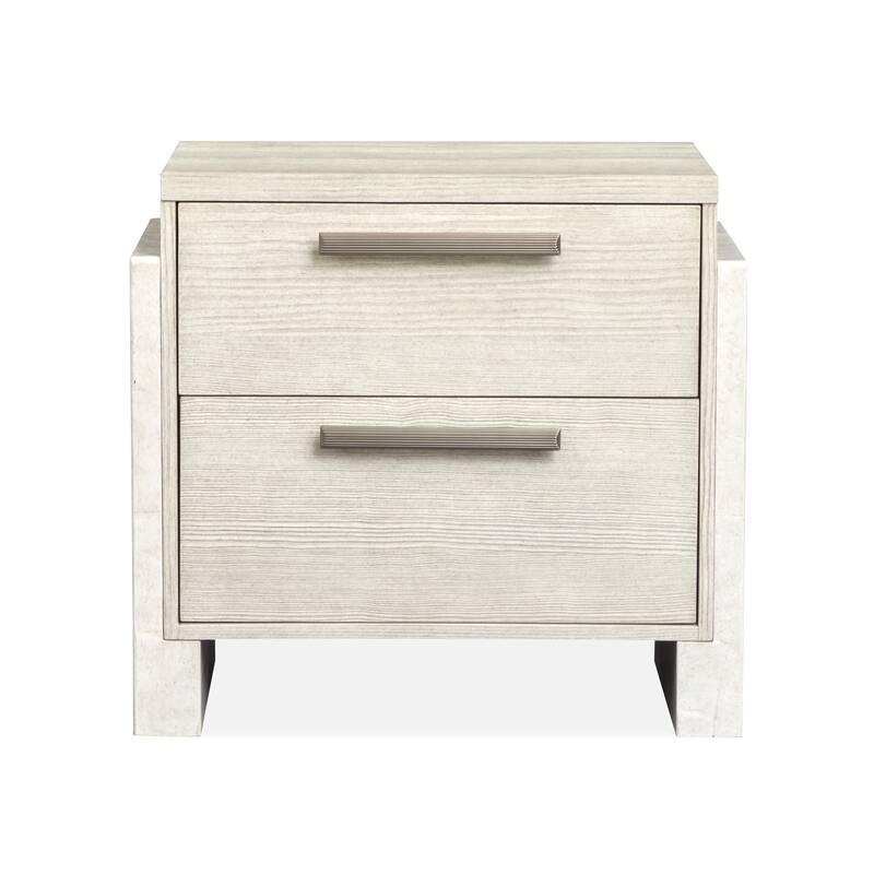 Magnussen Home Lorelei Misty Cloud Drawer Nightstand