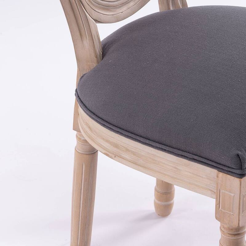 French Style Solid Wood Dining Chair Set of 2