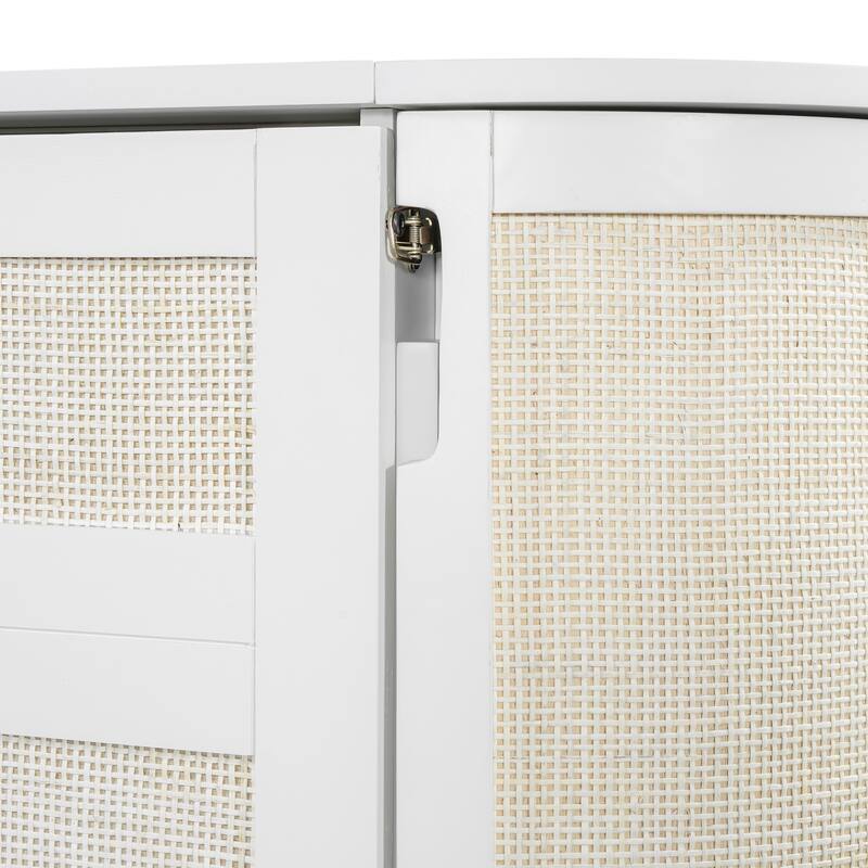 Modern Woven Design Murphy Bed with Hidden Storage