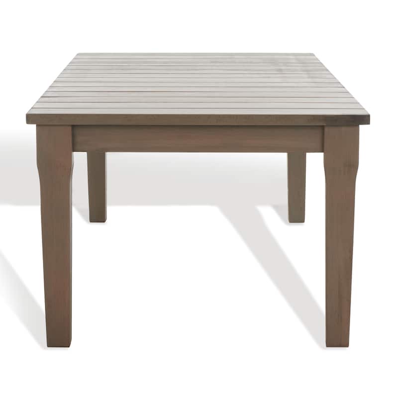 SAFAVIEH Couture Kathern Wood Patio Coffee Table. - 47.4" x 26.4" x 18.5" - 47"W x 26"D x 19"H