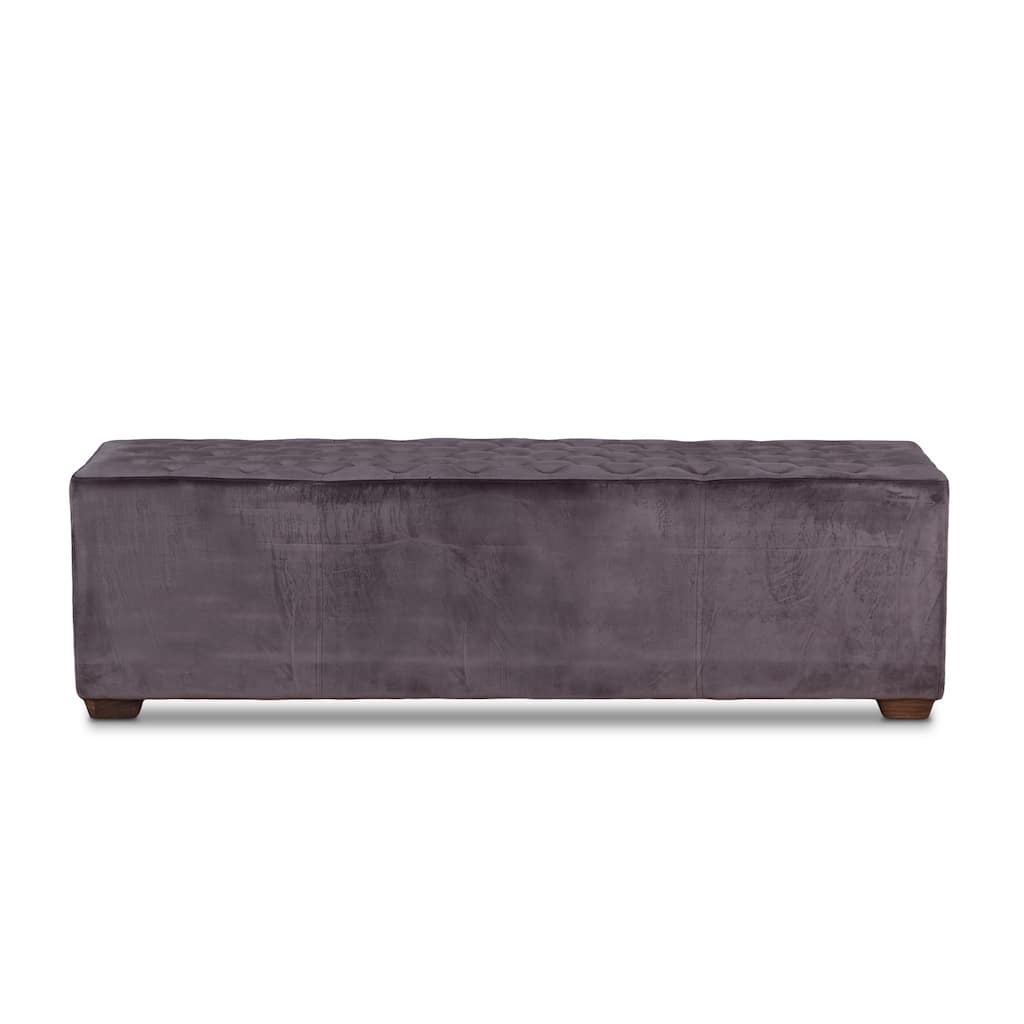 Arabella 58-Inch Velvet Upholstered Bench