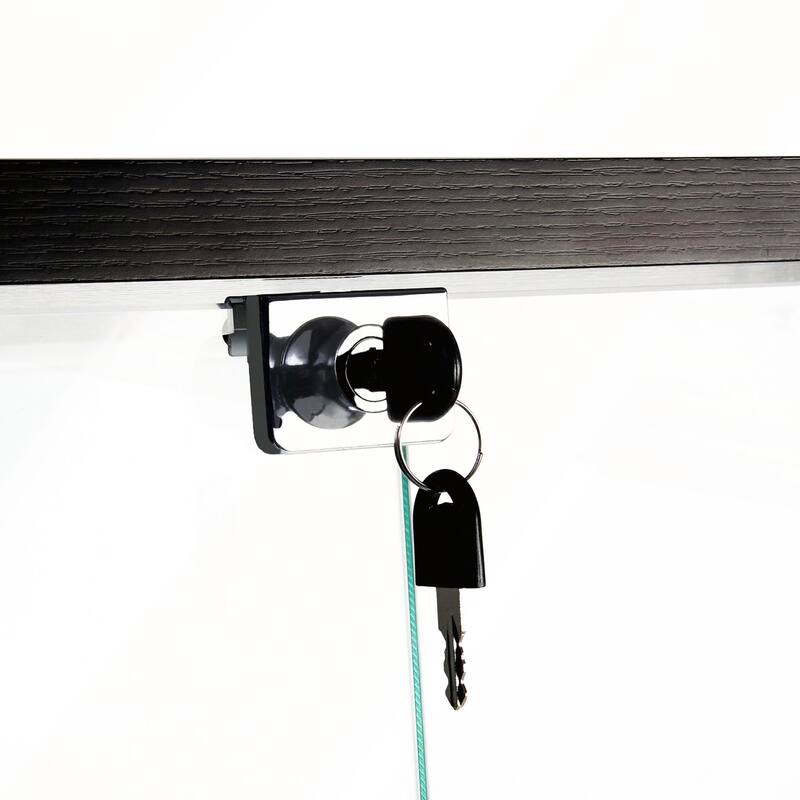 Tempered Glass Display Cabinet with Battery-powered Paipai Light