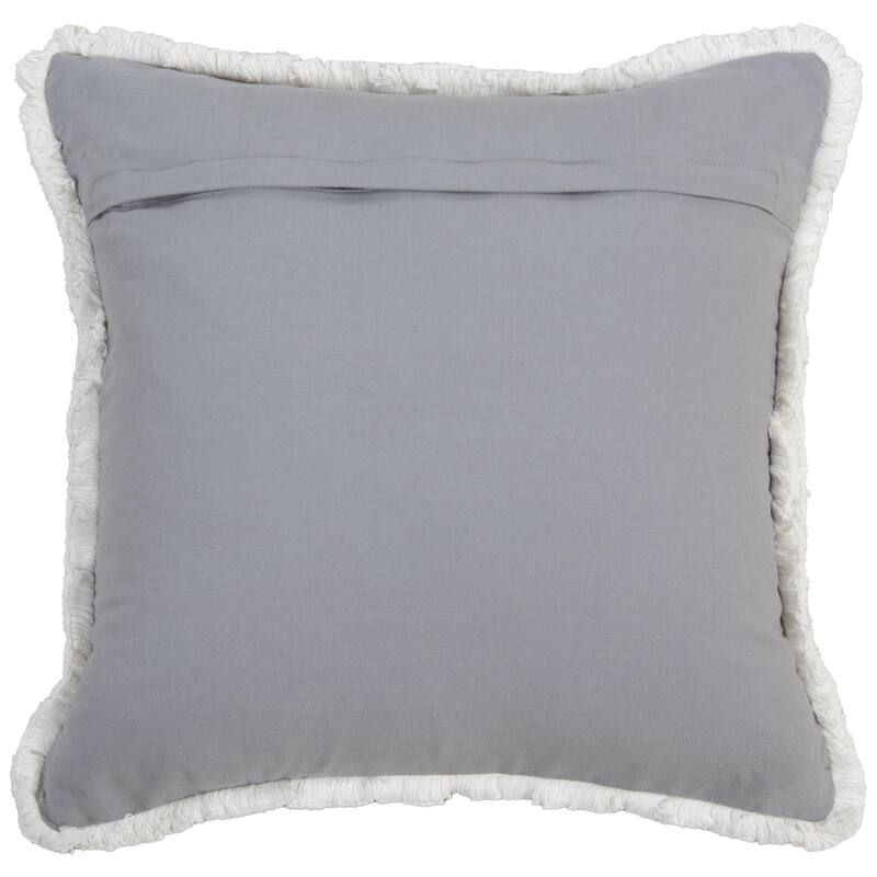 Rizzy Home Drop Stitched Woven Throw Pillow