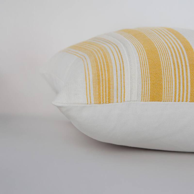 Rizzy Home Decorative Woven Stripe Throw Pillow