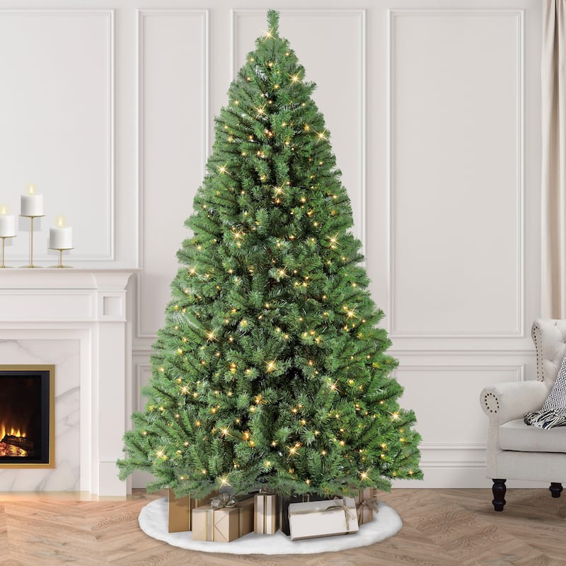 Puleo International Pre-Lit 6.5' Northern Fir Artificial Christmas Tree