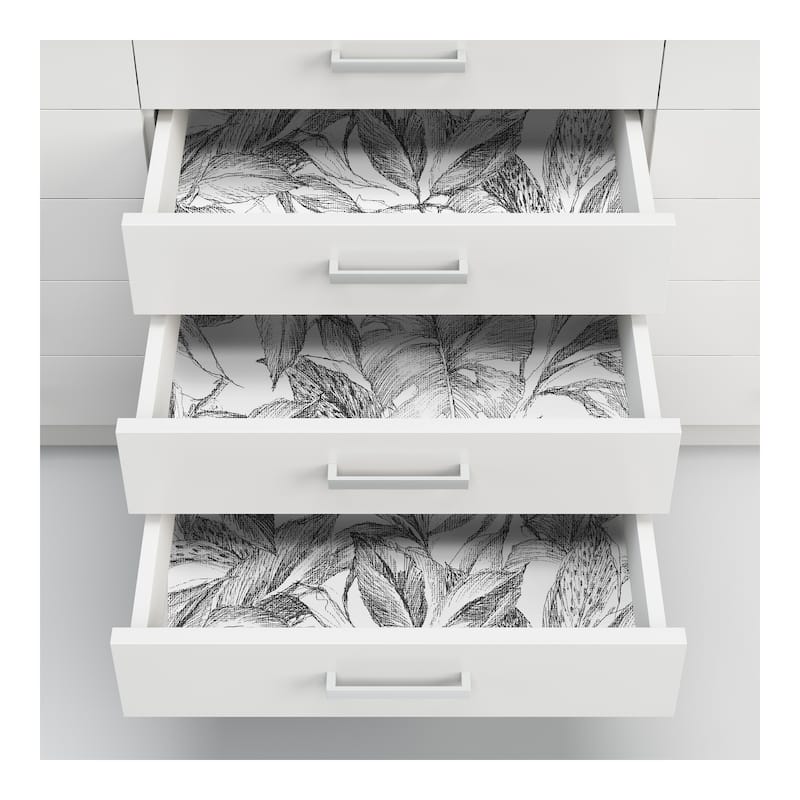 NuWallpaper Black Canopy Peel & Stick Wallpaper - 216in x 20.5in x 0.025in