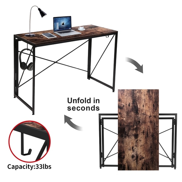 Nova Furniture Folding Home Office Computer Desk multifunction