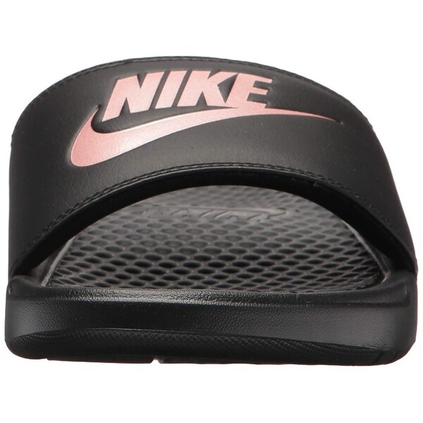 women's benassi just do it synthetic sandal